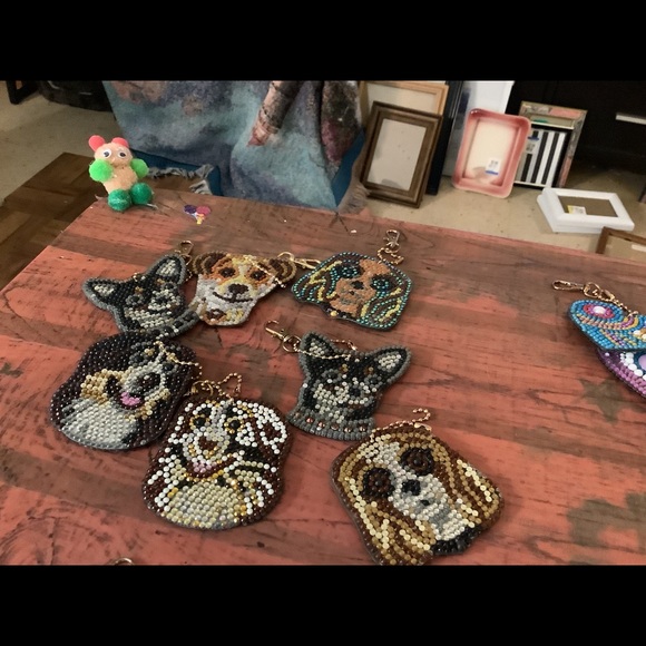 Diamond painted pics;journals, bookmarks and keychains - Picture 8 of 15